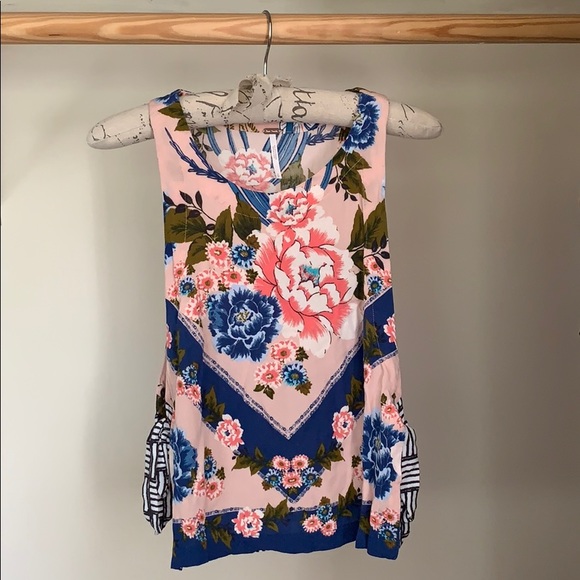 Free People Floral Tank - Picture 5 of 8
